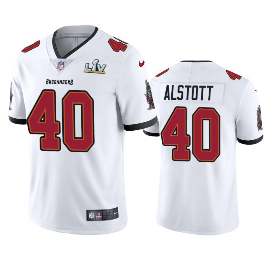 mens tampa bay buccaneers mike alstott white super bowl lv vapor limited jersey