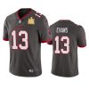mens tampa bay buccaneers mike evans pewter super bowl lv champions vapor limited jersey