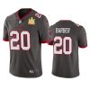 mens tampa bay buccaneers ronde barber pewter super bowl lv champions vapor limited jersey