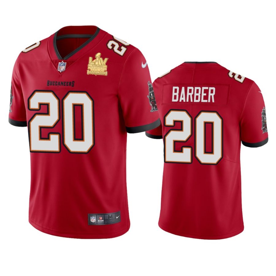 mens tampa bay buccaneers ronde barber red super bowl lv champions vapor limited jersey