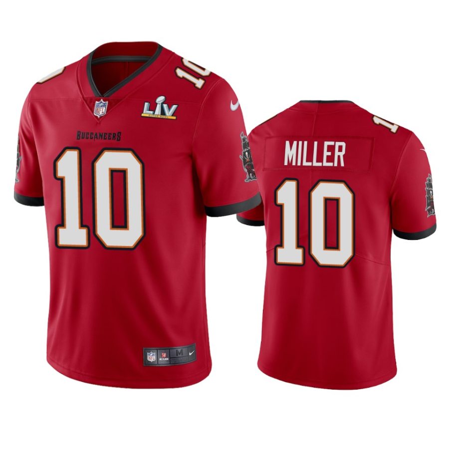 mens tampa bay buccaneers scotty miller red super bowl lv vapor limited jersey