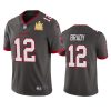 mens tampa bay buccaneers tom brady pewter super bowl lv champions vapor limited jersey