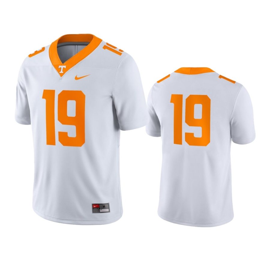 mens tennessee volunteers 19 nike white game jersey