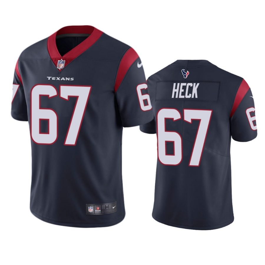 mens texans charlie heck navy vapor untouchable limited jersey