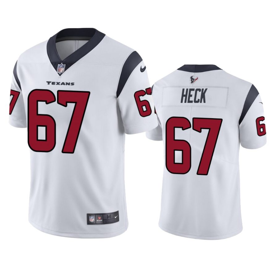 mens texans charlie heck white vapor untouchable limited jersey