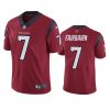 mens texans kaimi fairbairn red vapor untouchable limited jersey