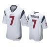 mens texans kaimi fairbairn white game jersey