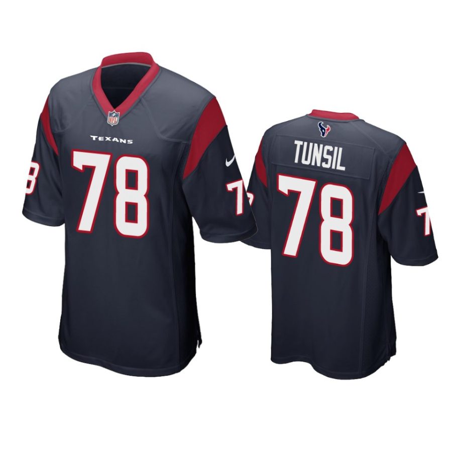 mens texans laremy tunsil navy game jersey