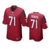 mens texans tytus howard red game jersey