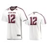 mens texas am aggies 12 white premier jersey