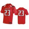 mens texas tech red raiders 23 under armour red replica jersey