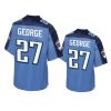 mens titans eddie george navy replica jersey