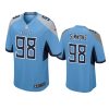 mens titans jeffery simmons light blue game jersey