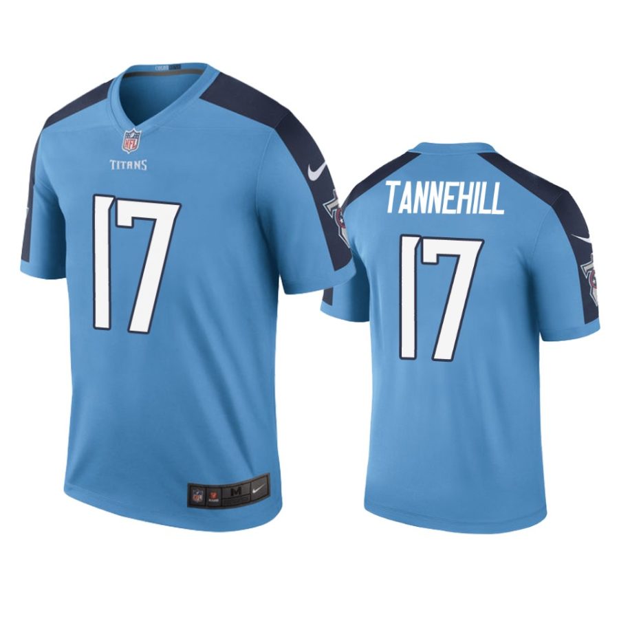 mens titans ryan tannehill blue color rush legend jersey