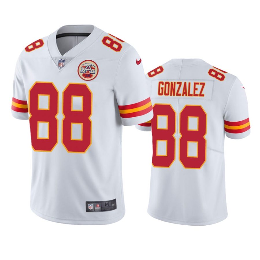 mens tony gonzalez chiefs white vapor jersey