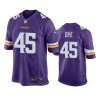 mens troy dye vikings purple game jersey