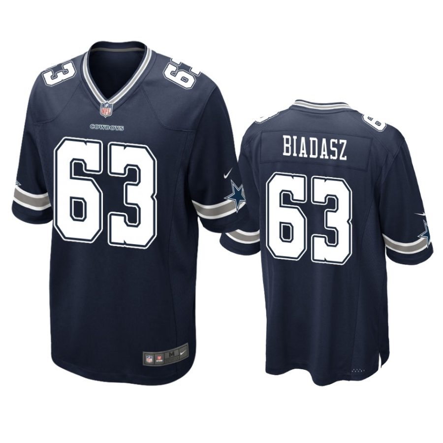 mens tyler biadasz cowboys navy game jersey