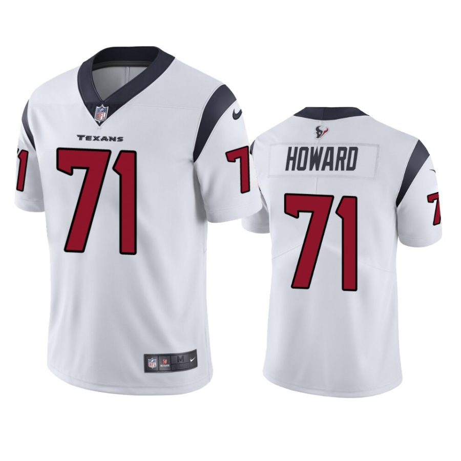 mens tytus howard texans white vapor jersey