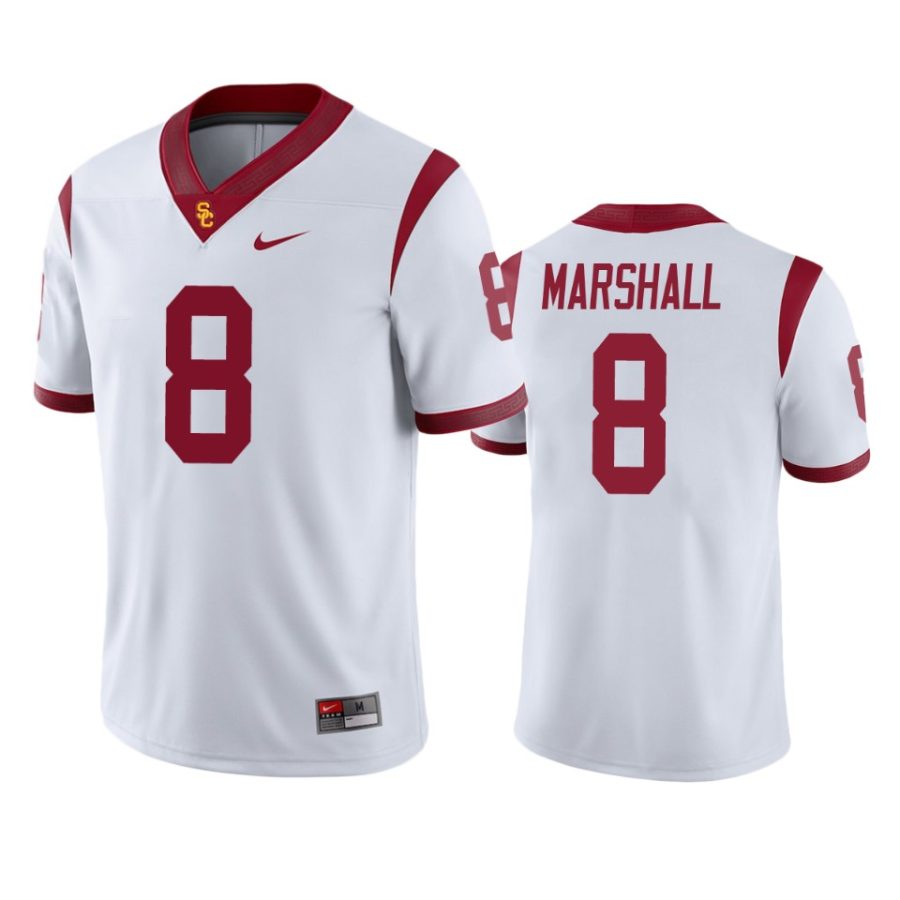 mens usc trojans iman marshall white game jersey