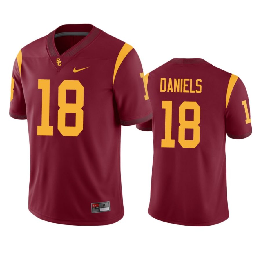 mens usc trojans jt daniels cardinal game jersey