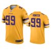 mens vikings danielle hunter gold inverted legend jersey