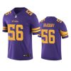 mens vikings garrett bradbury purple color rush limited jersey