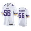 mens vikings garrett bradbury white game jersey