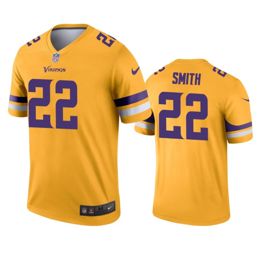 mens vikings harrison smith gold inverted legend jersey