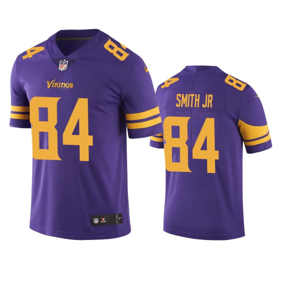 mens vikings irv smith jr. purple color rush limited jersey