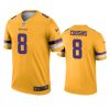 mens vikings kirk cousins gold inverted legend jersey