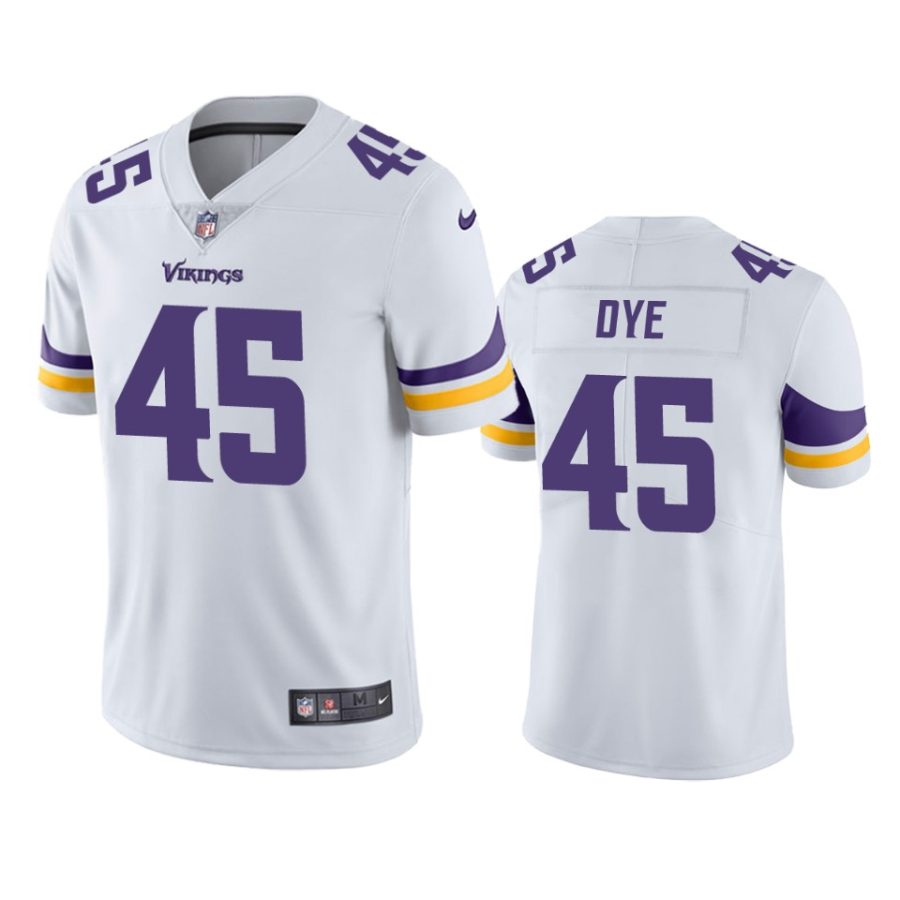 mens vikings troy dye white vapor untouchable limited jersey