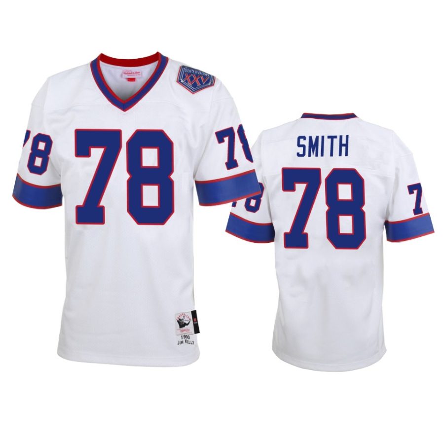 mens white bruce smith jersey