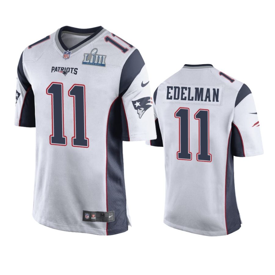 mens white julian edelman jersey