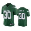 michael carter jets green vapor jersey