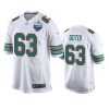 michael deiter dolphins white 2021 nfl london game game jersey