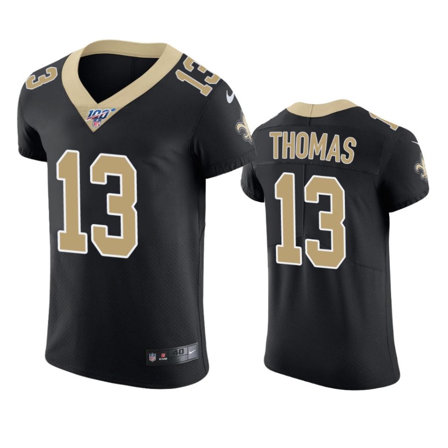 michael thomas saints black nfl 100 vapor elite jersey