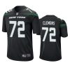 micheal clemons jets black game jersey