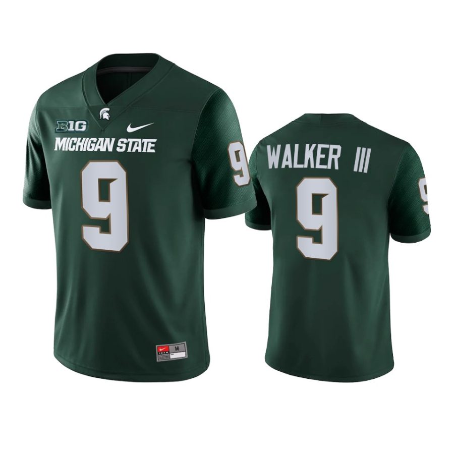 michigan state spartans kenneth walker iii green college football jersey 0a