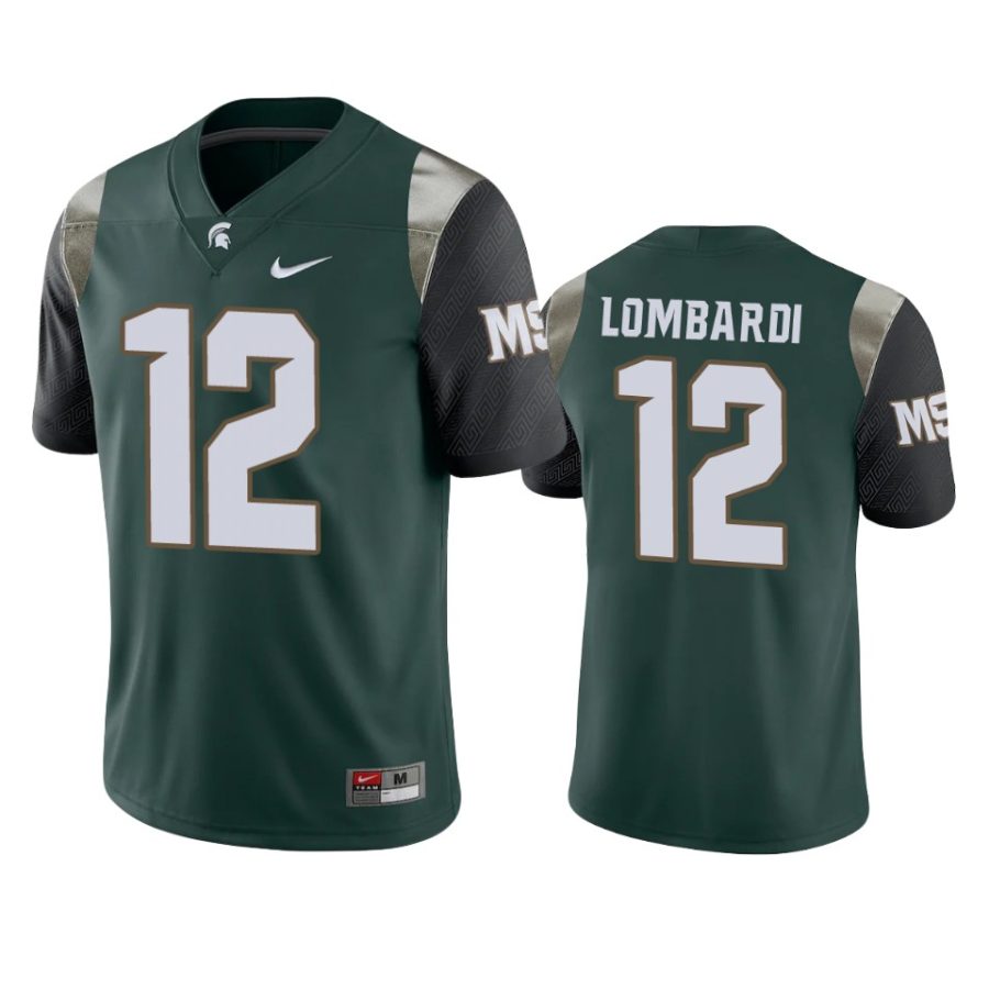 michigan state spartans rocky lombardi green limited jersey