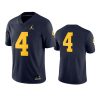 michigan wolverines 4 navy game jersey