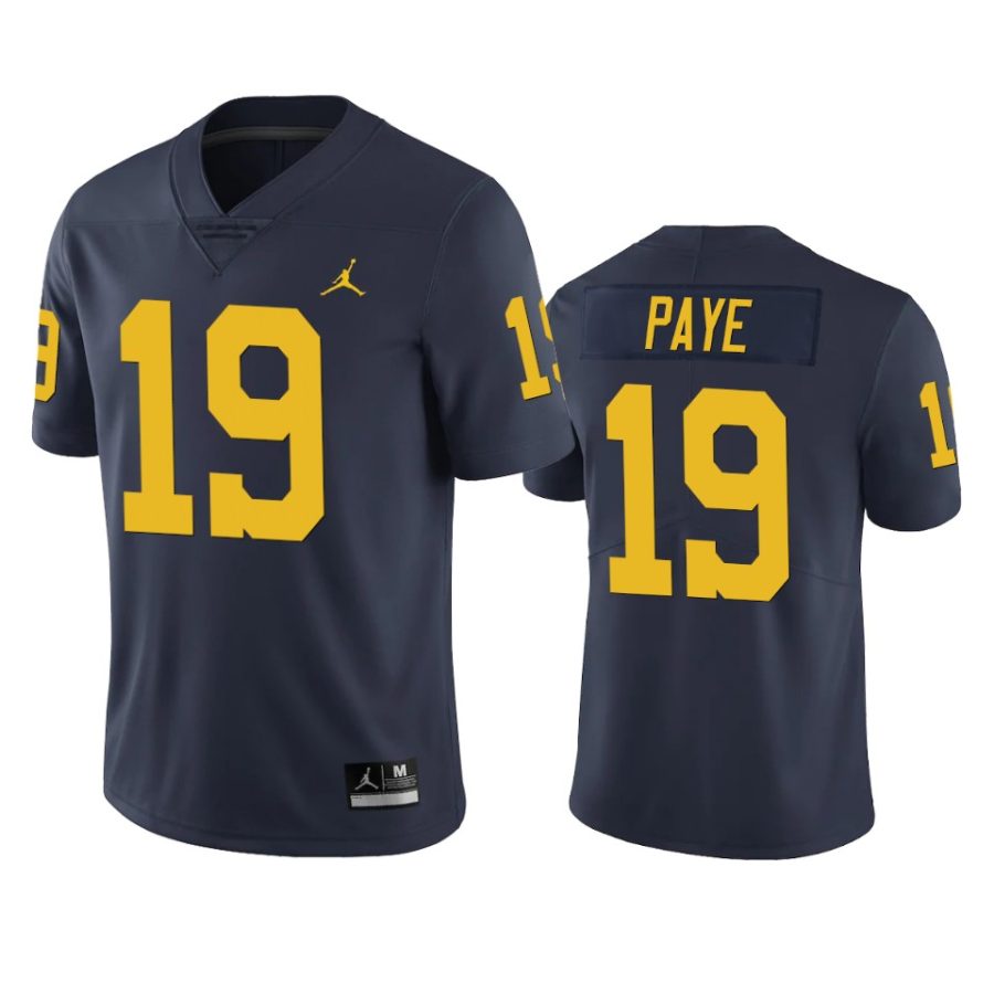 michigan wolverines kwity paye navy limited jersey