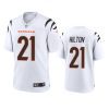 mike hilton bengals white game jersey