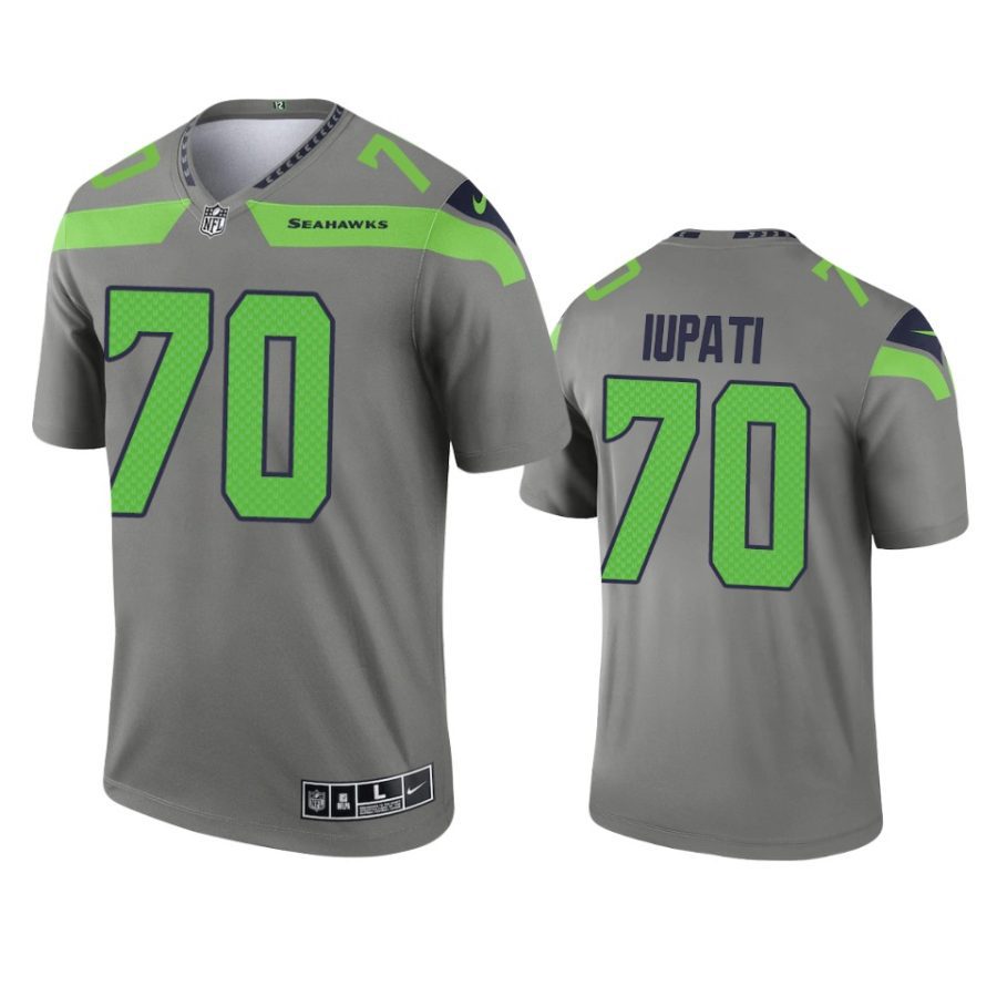 mike iupati seahawks 2021 inverted legend steel jersey