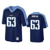 mike munchak titans navy throwback retired player jersey