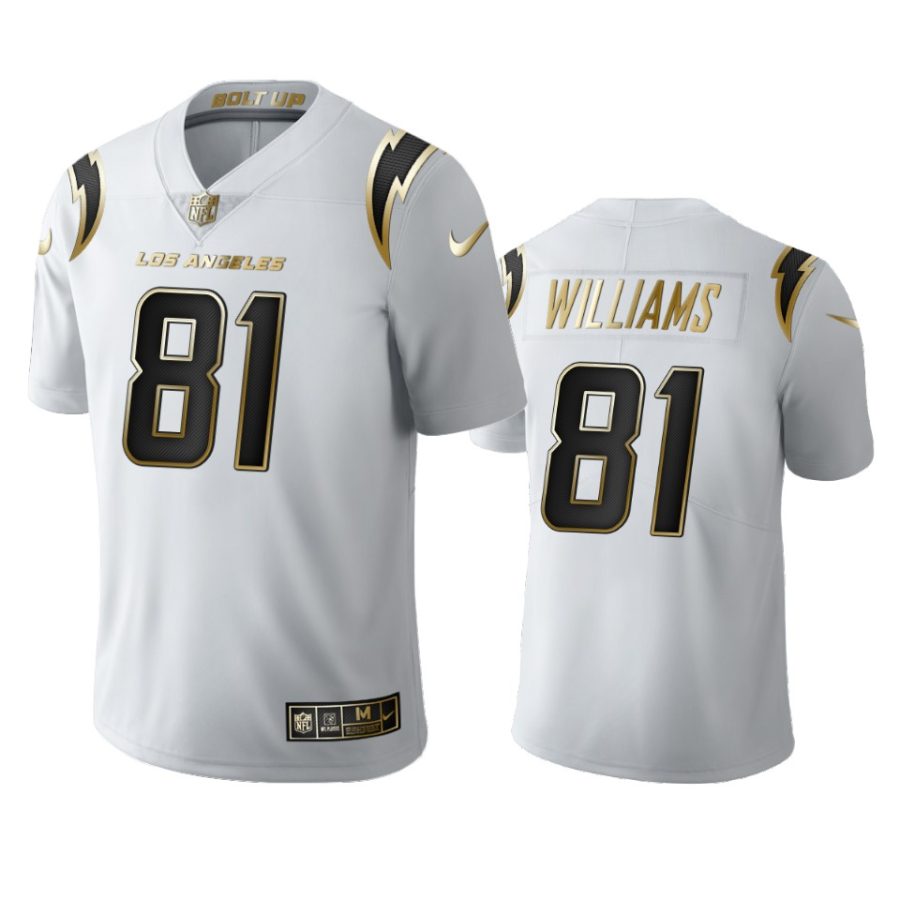 mike williams chargers white golden limited jersey