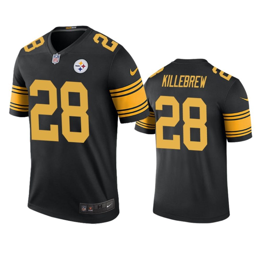 miles killebrew color rush legend steelers black jersey