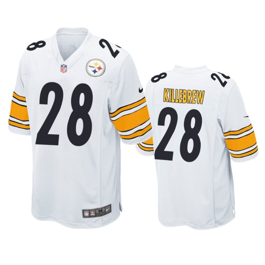 miles killebrew steelers game white jersey