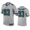 milton williams eagles silver inverted legend jersey