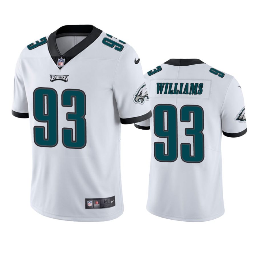 milton williams eagles white vapor jersey