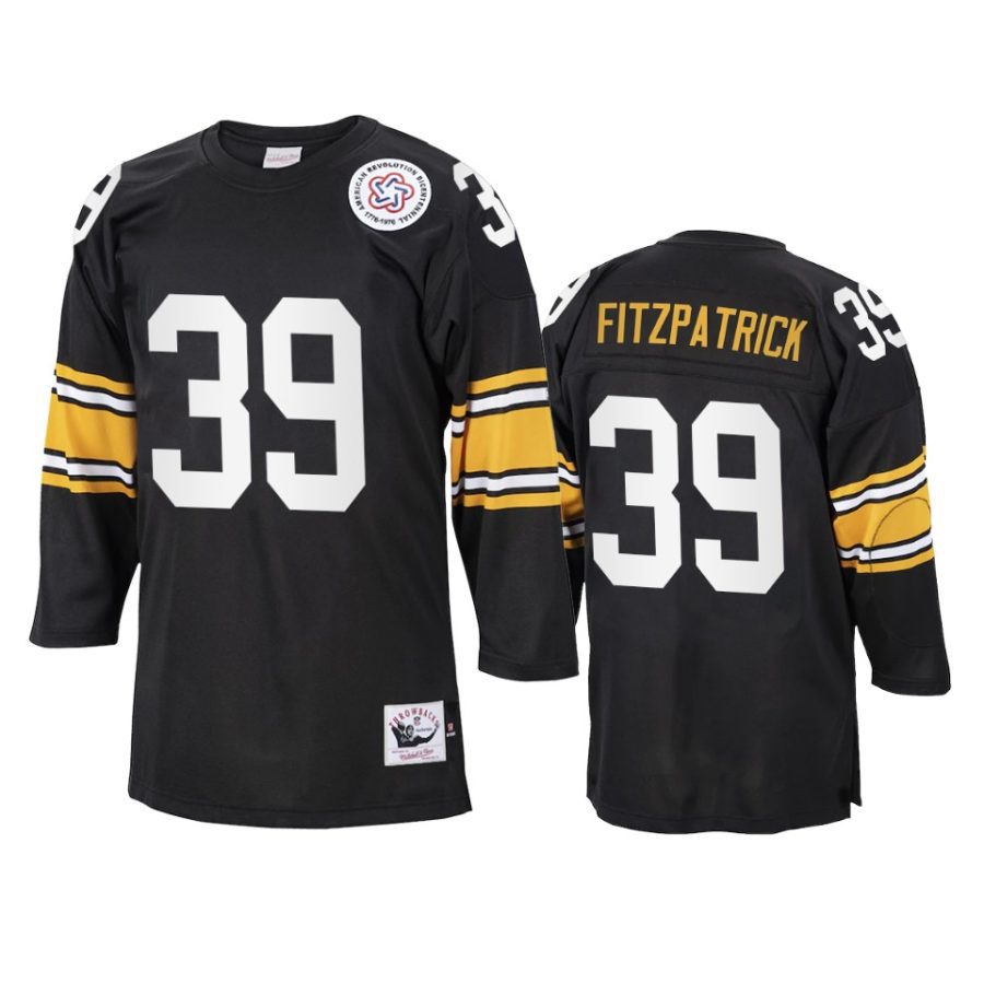 minkah fitzpatrick steelers black authentic jersey